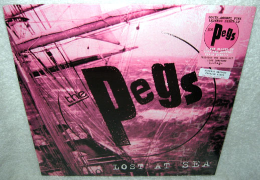 THE PEGS "Lost At Sea" LP (Hostage) San Clemente Pier